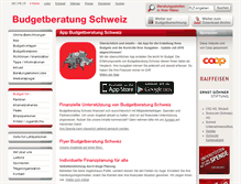 Tablet Screenshot of budgetberatung.ch